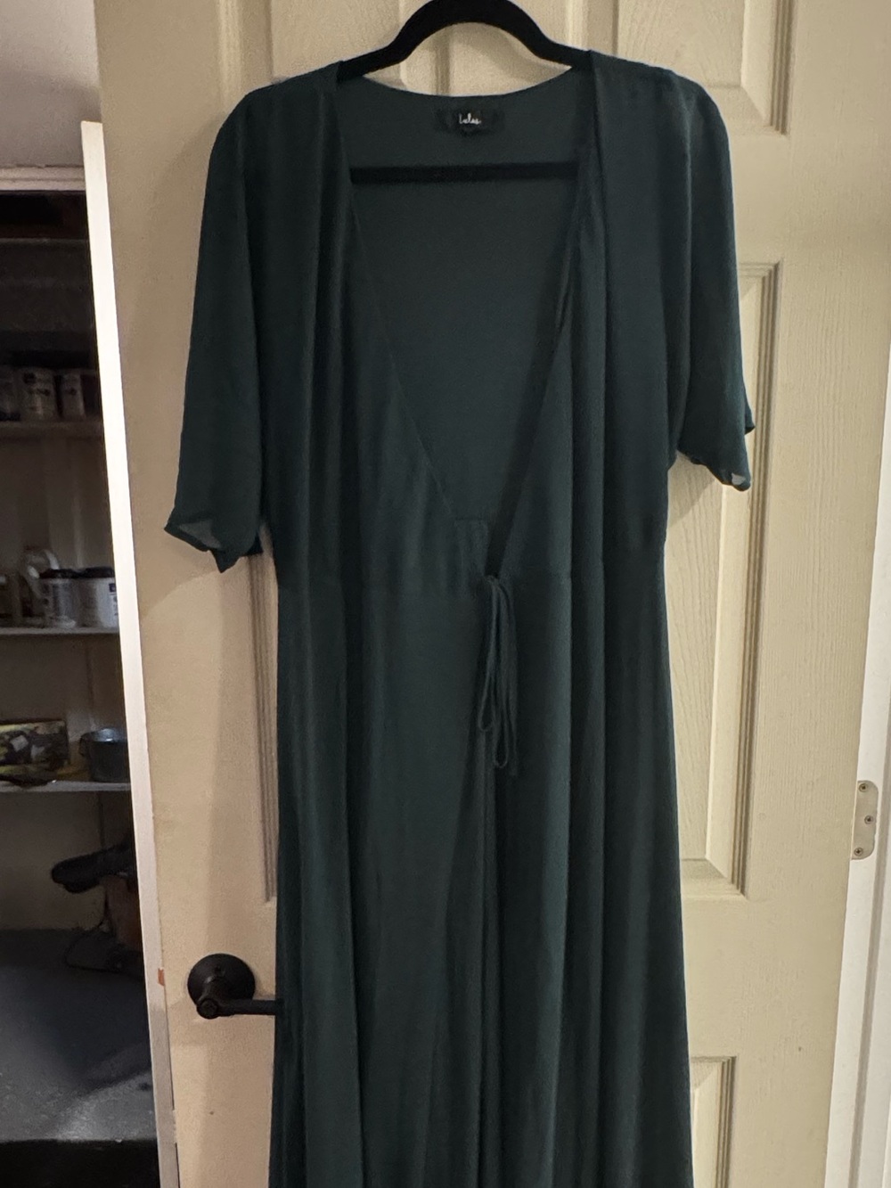 Lulu's Deep Teal Maxi Dress